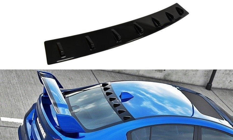 Heckscheiben Spoiler für Subaru WRX STI schwarz Hochglanz