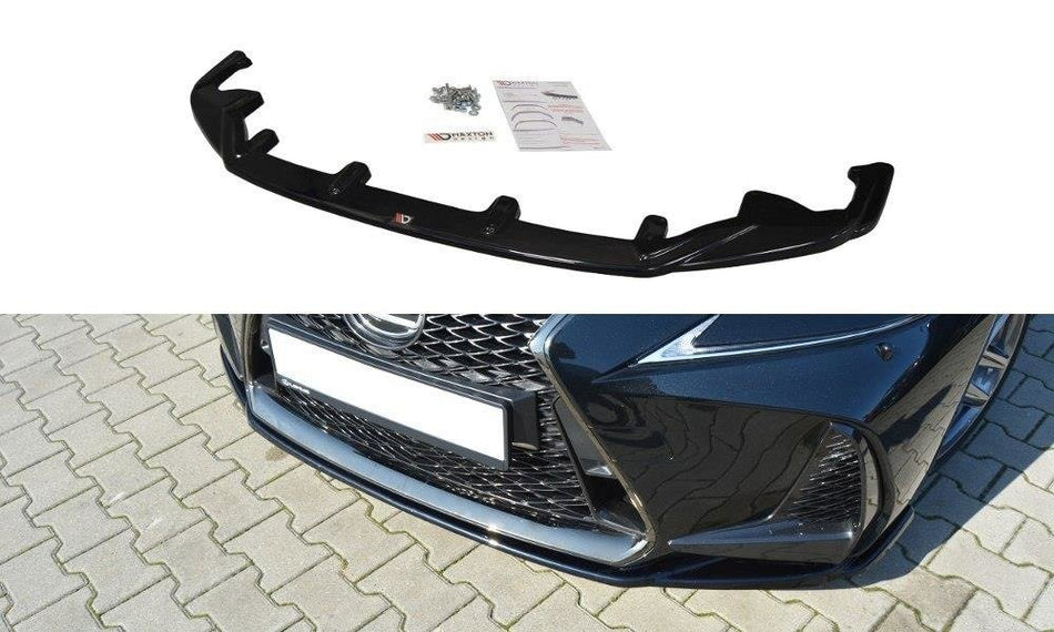 Spoiler anteriore V.1 Lexus IS Mk3 Facelift F-Sport
