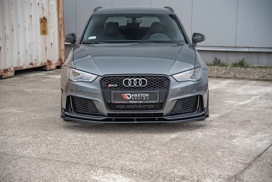 Front Flaps für Audi RS3 8V Sportback schwarz