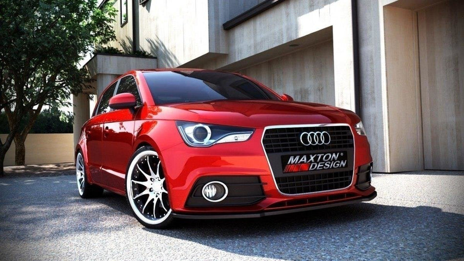 Spoiler anteriore Audi A1 8X nero lucido