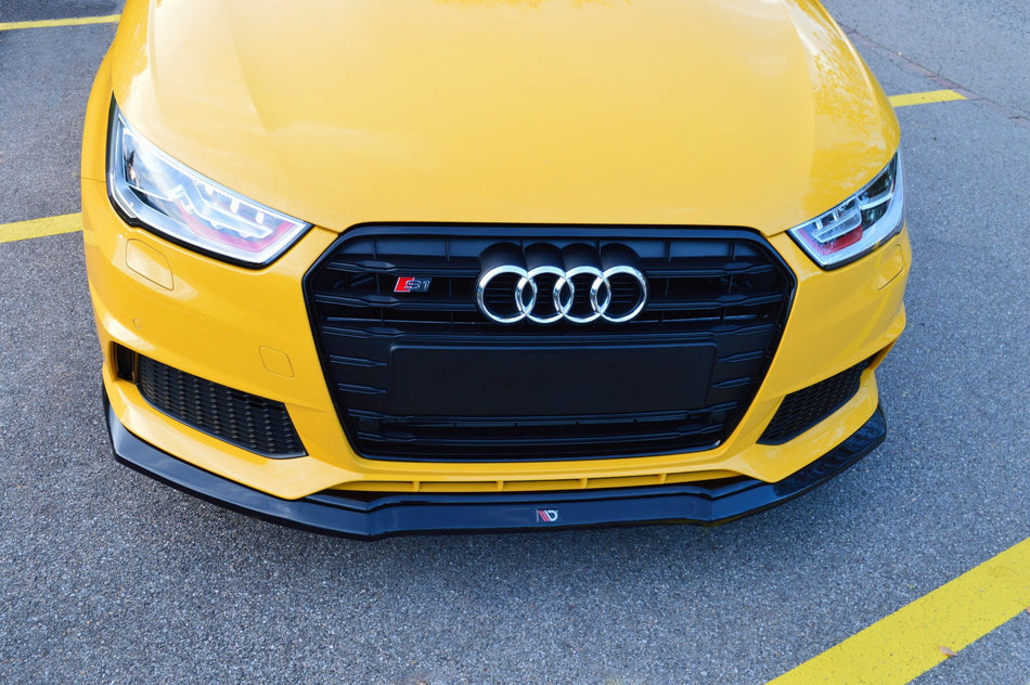 Spoiler anteriore Audi S1 8X nero lucido