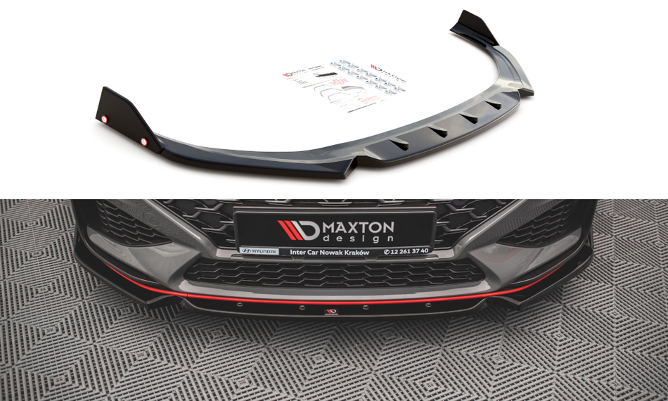 Frontspoiler Lippe V.1 + Flaps Hyundai I30 N Hatchback/Fastback Mk3 Facelift