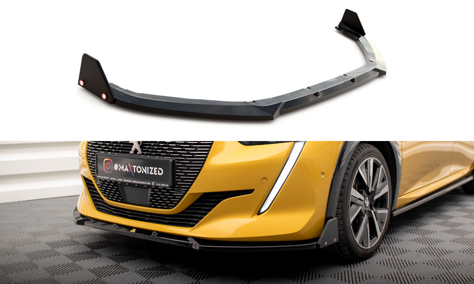 Frontspoiler Lippe V.1 + Flaps Peugeot 208 GT Mk2