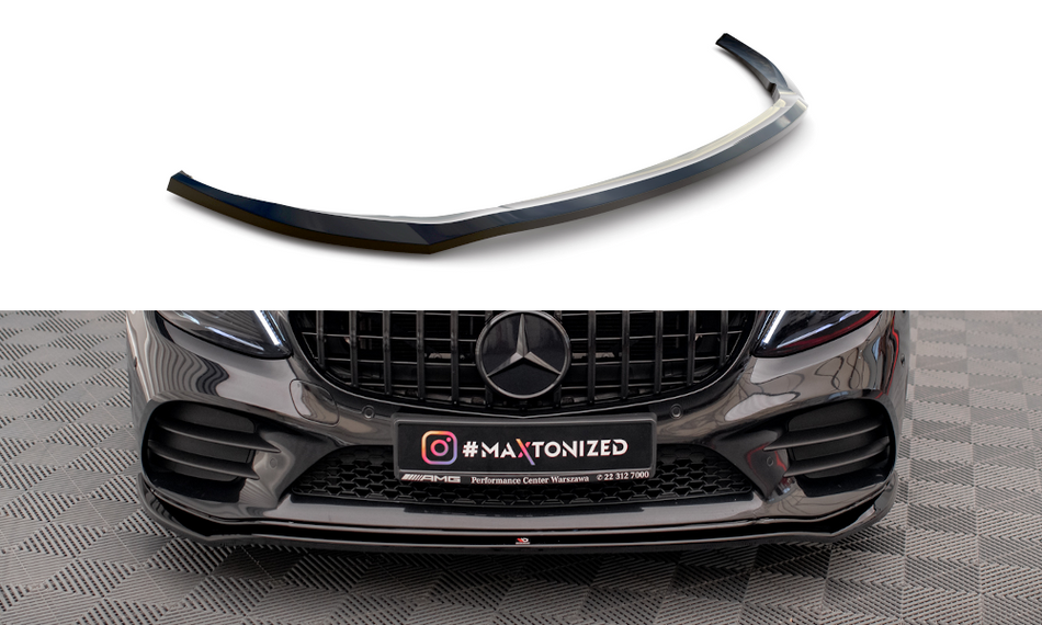 Frontspoiler Lippe V.1 Mercedes-Benz C AMG Line / C43 AMG Sedan / Coupe W205 / C205 Facelift