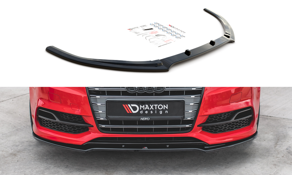 Becquet avant V.2 Audi S3 / A3 S-Line 8V Berline / Cabriolet