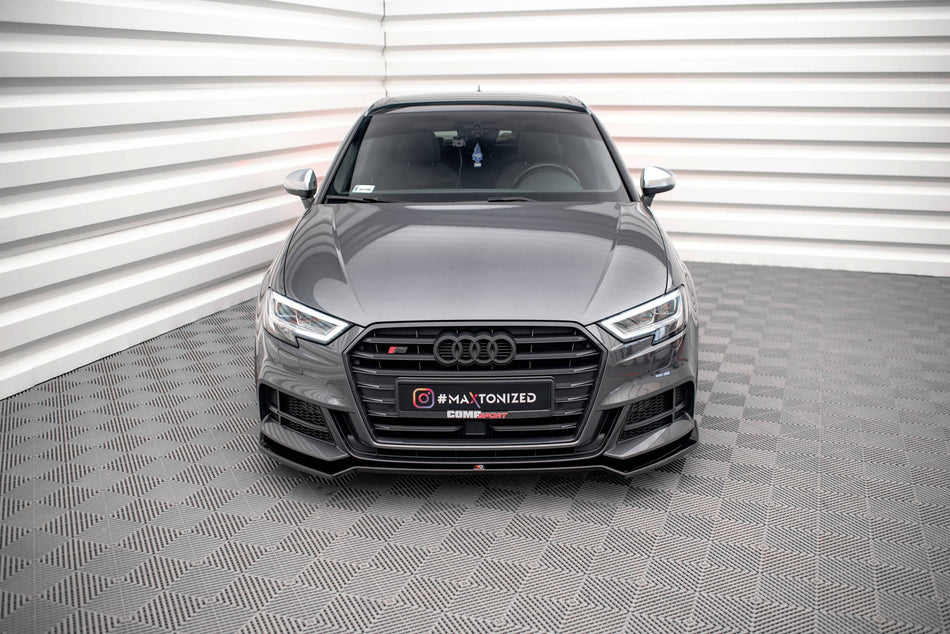 Becquet avant V.2 Audi S3 / A3 S-Line Sportback 8V Facelift