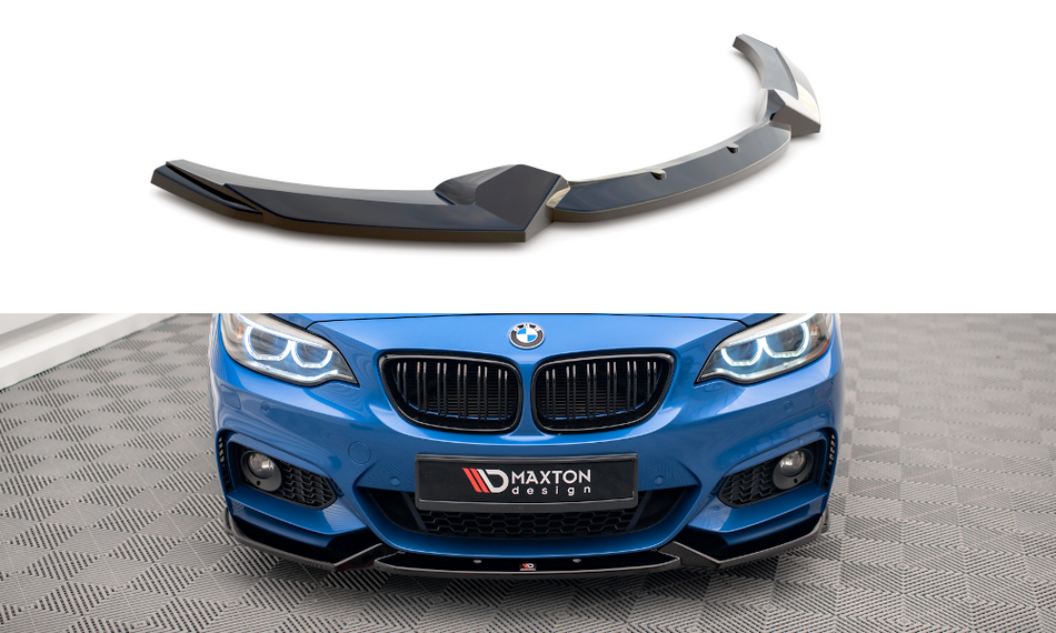 Becquet de spoiler avant V.2 BMW 2 M-Pack F22