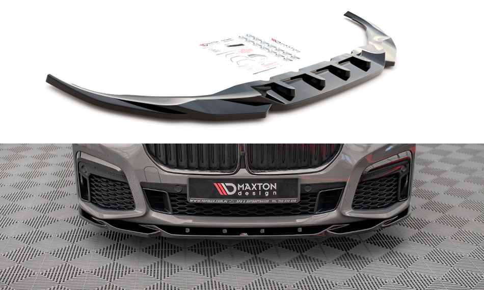 Becquet avant V.2 BMW 7 G11 M-Pack Facelift