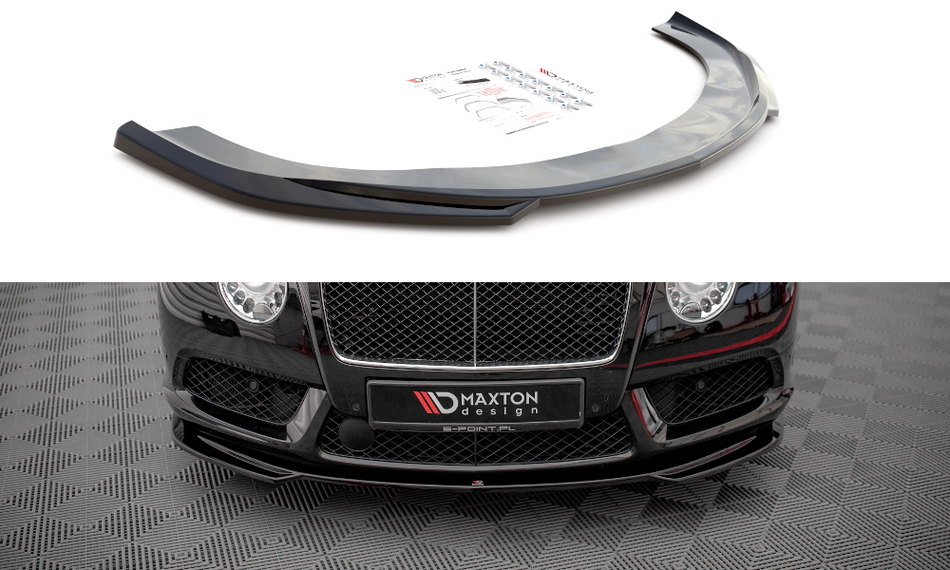 Becquet avant V.2 Bentley Continental GT V8 S Mk2