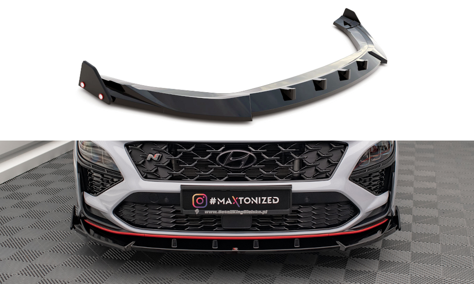 Frontspoiler Lippe V.2 + Flaps Hyundai Kona N Mk1