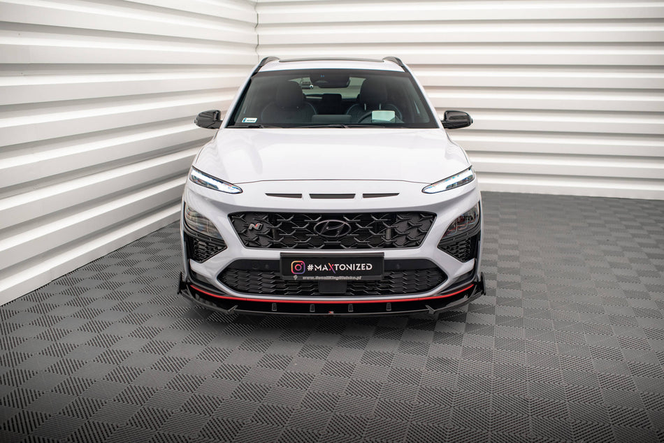 Spoiler anteriore V.2 + alette Hyundai Kona N Mk1