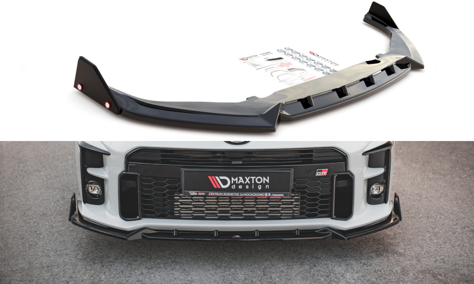 Spoiler anteriore V.2 + alette Toyota GR Yaris Mk4