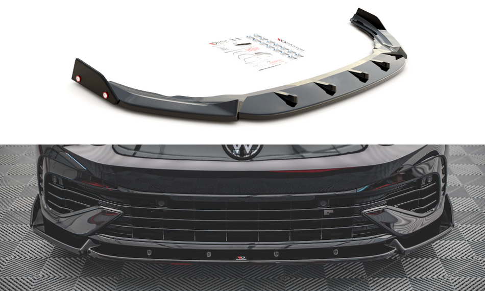 Frontspoiler Lippe V.2 + Flaps Volkswagen Golf R Mk8