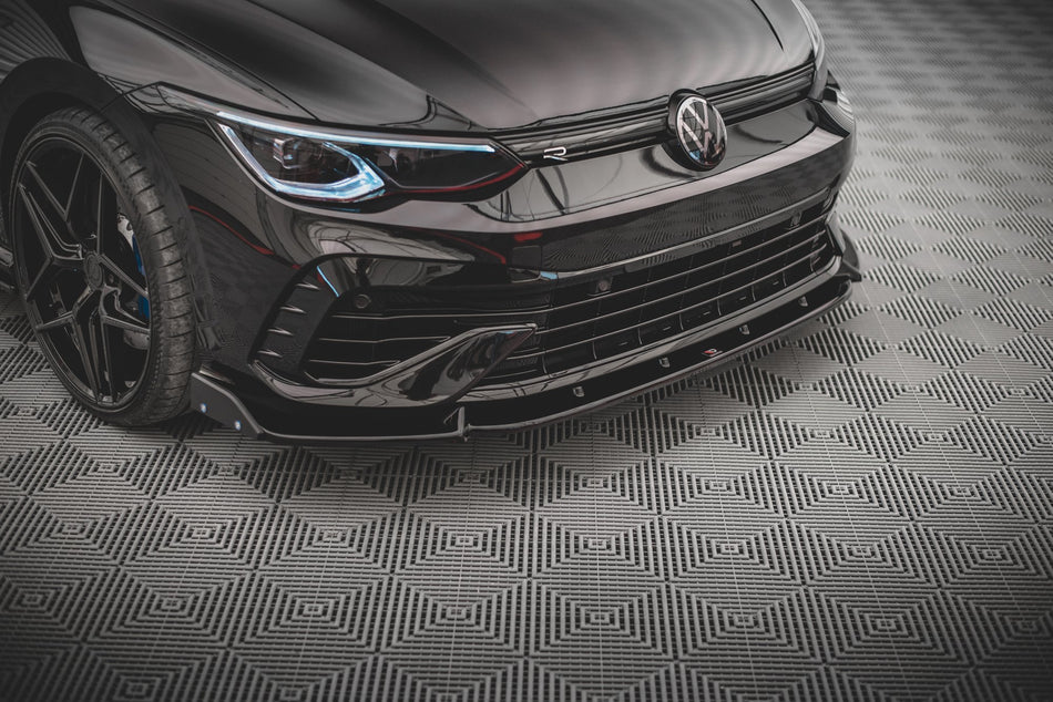 Spoiler anteriore V.2 + alette Volkswagen Golf R Mk8