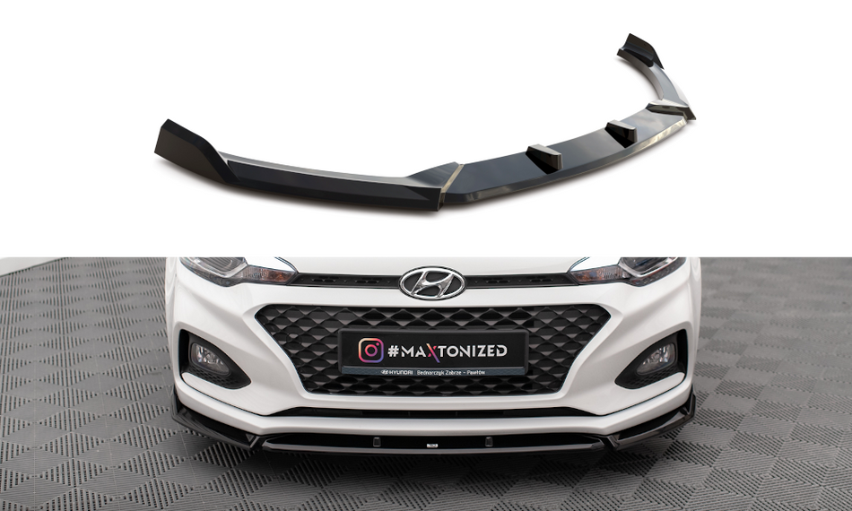 Becquet avant V.2 Hyundai I20 Mk2 Facelift