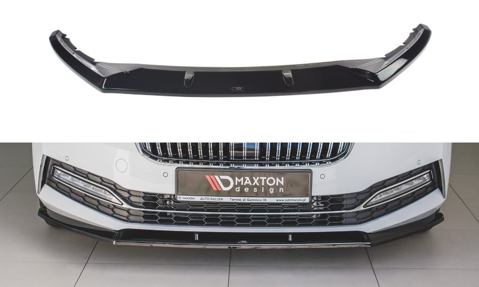 Becquet avant V.2 Skoda Superb Mk3 FL