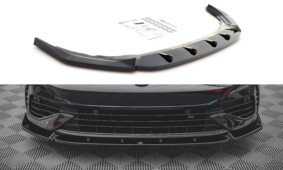 Becquet avant V.2 Volkswagen Golf R Mk8