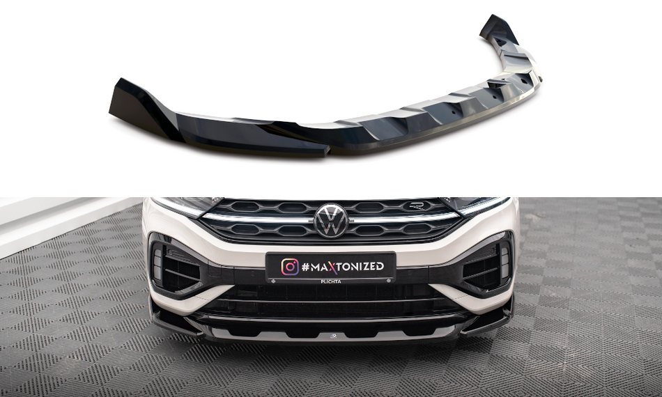 Becquet avant V.2 Volkswagen T-Roc R Mk1 Facelift