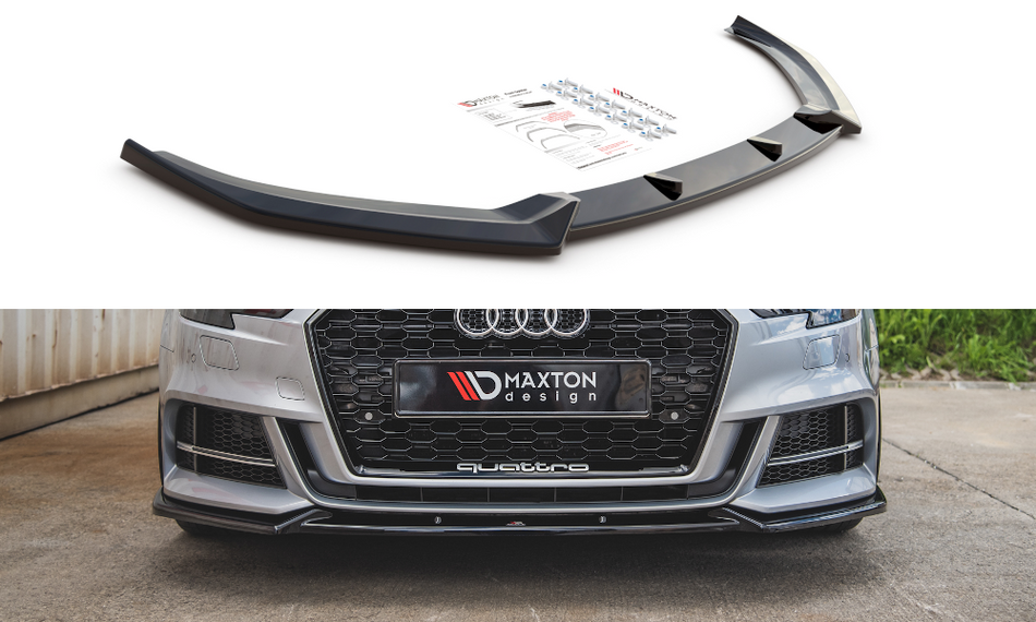 Becquet avant V.3 Audi S3 / A3 S-Line 8V FL Berline