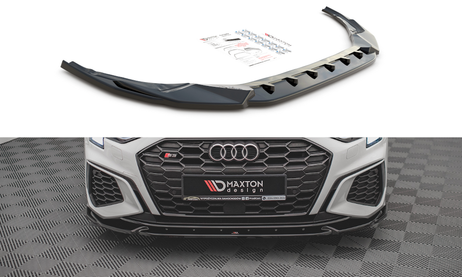 Spoiler anteriore V.3 Audi S3 / A3 S-Line 8Y
