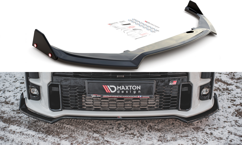 Spoiler anteriore V.3 + alette anteriori Toyota GR Yaris Mk4