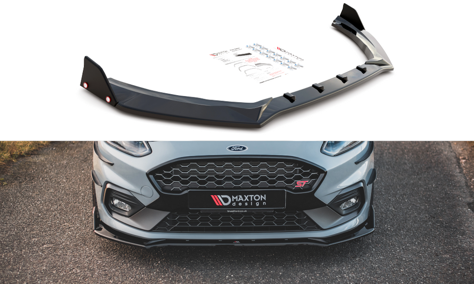 Becquet avant V.4 + volets avant Ford Fiesta ST / ST-Line