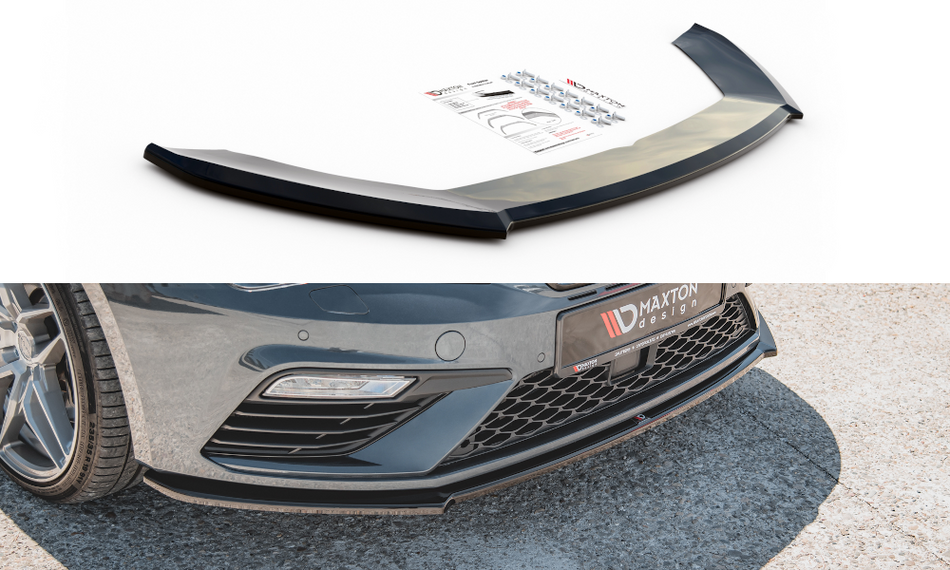 Becquet avant V.4 Seat Leon Cupra / FR Mk3 FL