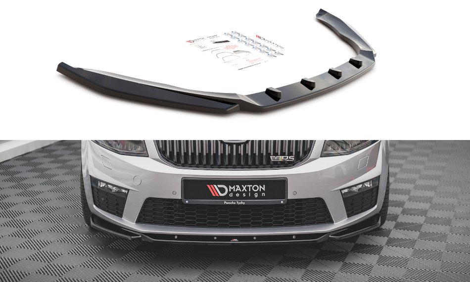 Becquet avant V.4 Skoda Octavia RS Mk3