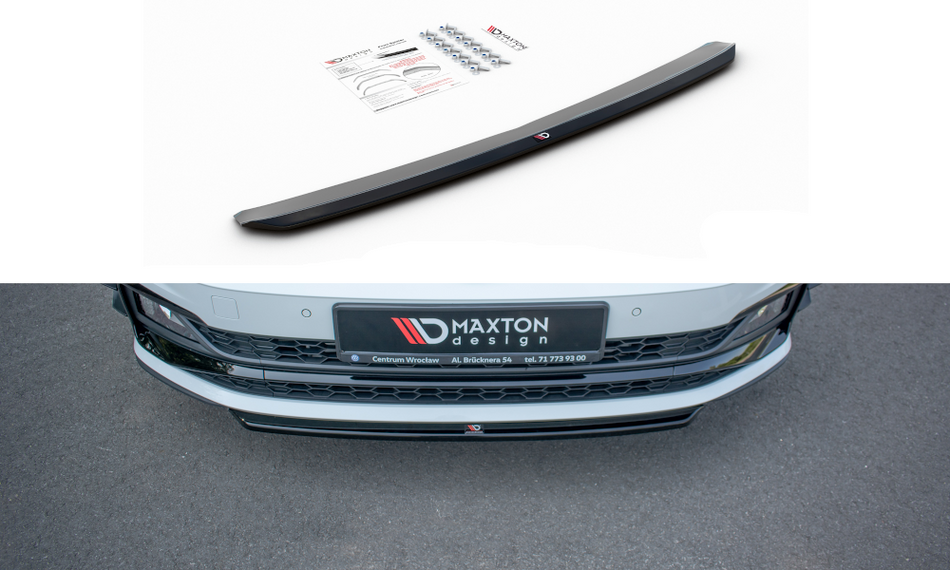 Becquet avant V.4 VW Polo GTI Mk6