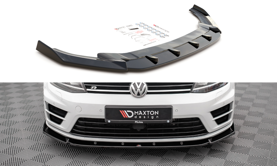 Becquet avant V.4 Volkswagen Golf R Mk7