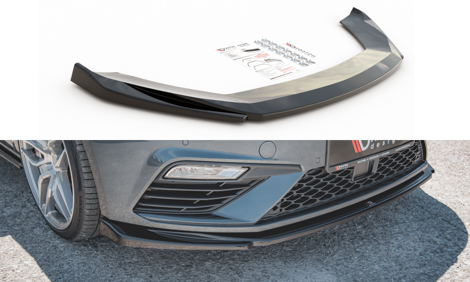 Becquet avant V.5 Seat Leon Cupra / FR Mk3 FL