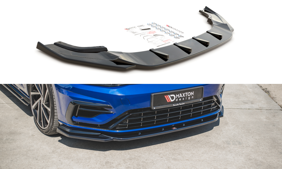 Becquet avant V.9 VW Golf 7 R / R-Line Facelift