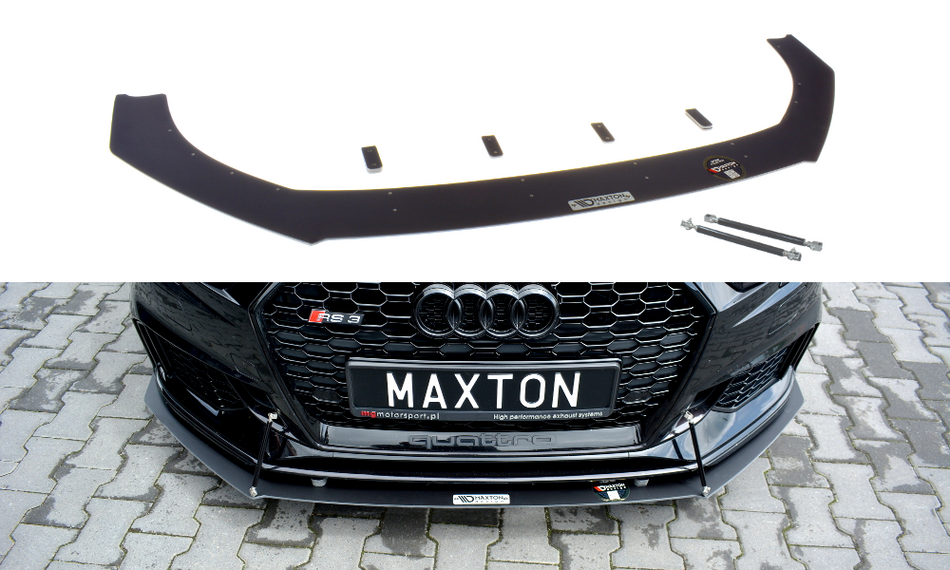 Racing Cup Frontspoiler Lippe Diffusor V.1 Audi RS3 8V FL Sportback