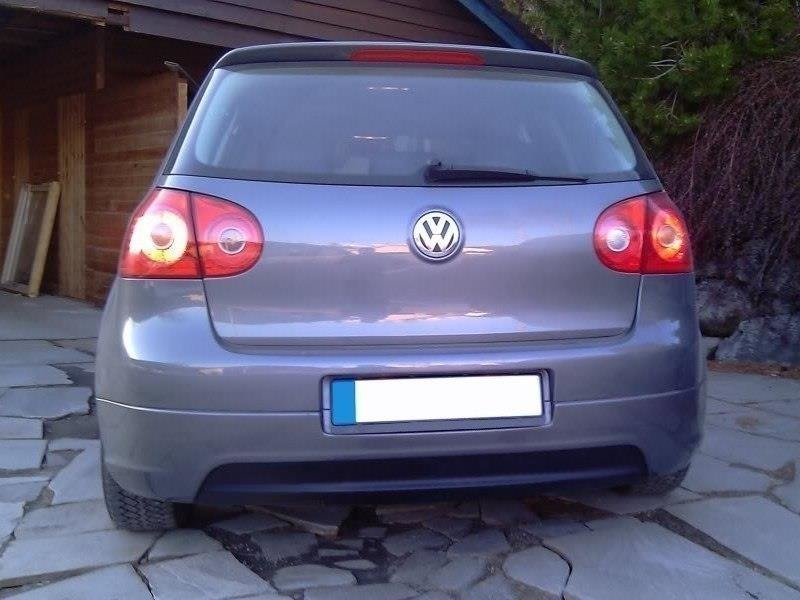 Heckdiffusor VW GOLF V GTI EDITION 30 (ohne Auspuffloch, für standard Auspuff)