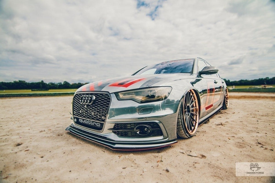 Spoiler anteriore ibrido Audi S6 / A6 S-Line C7