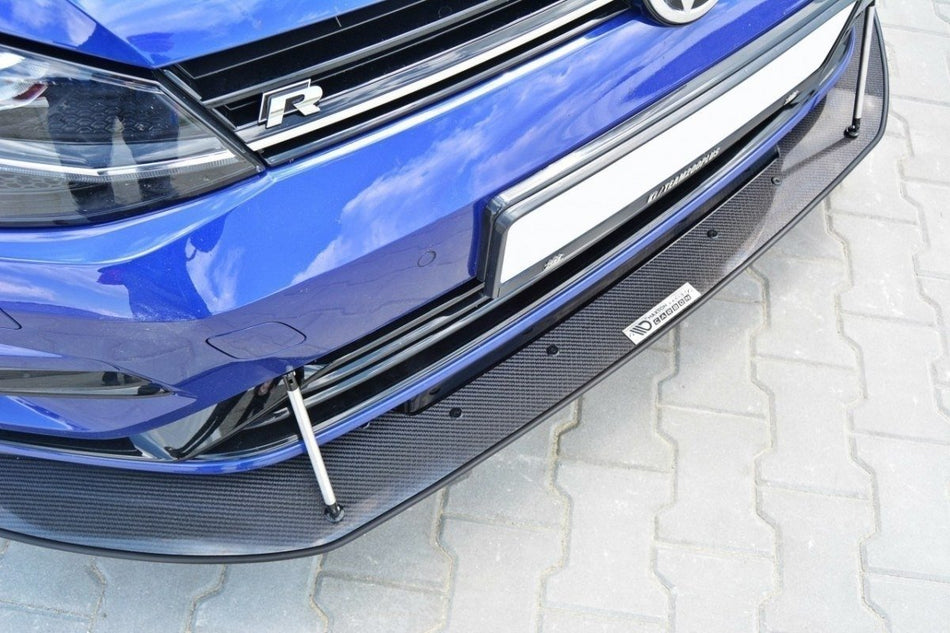 Spoiler anteriore ibrido da corsa VW Golf 7 R / R-Line Facelift