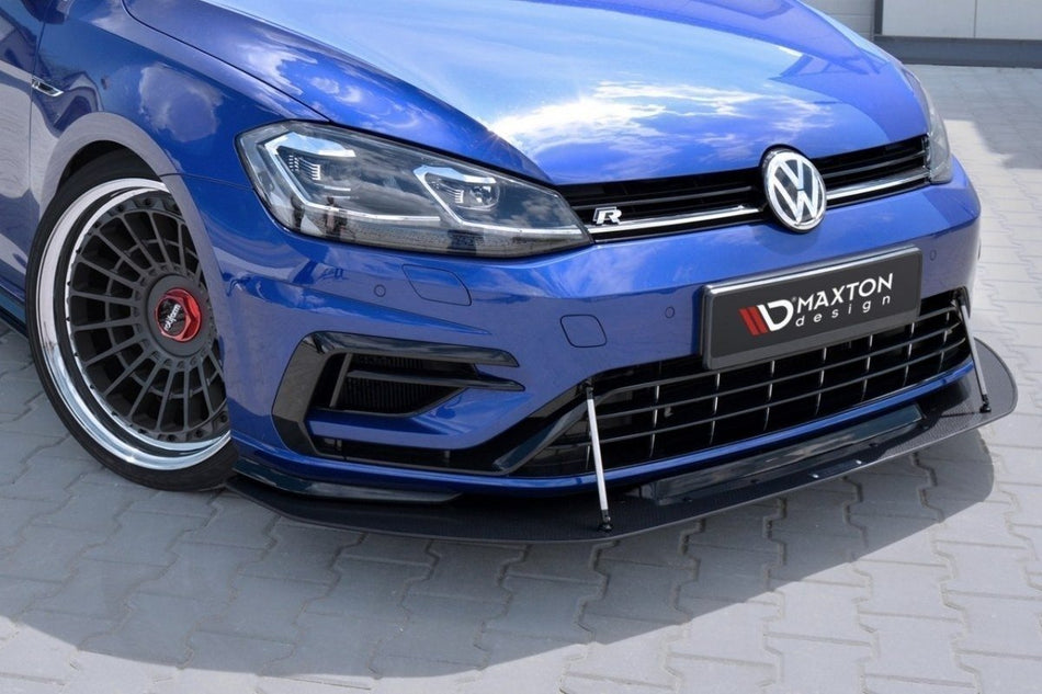Spoiler anteriore ibrido da corsa VW Golf 7 R / R-Line Facelift