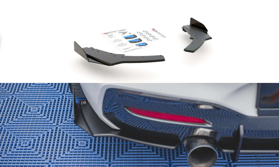 Racing Haltbarkeit Heckdiffusor Seite V.2 + Flaps BMW 1 F20 M140i