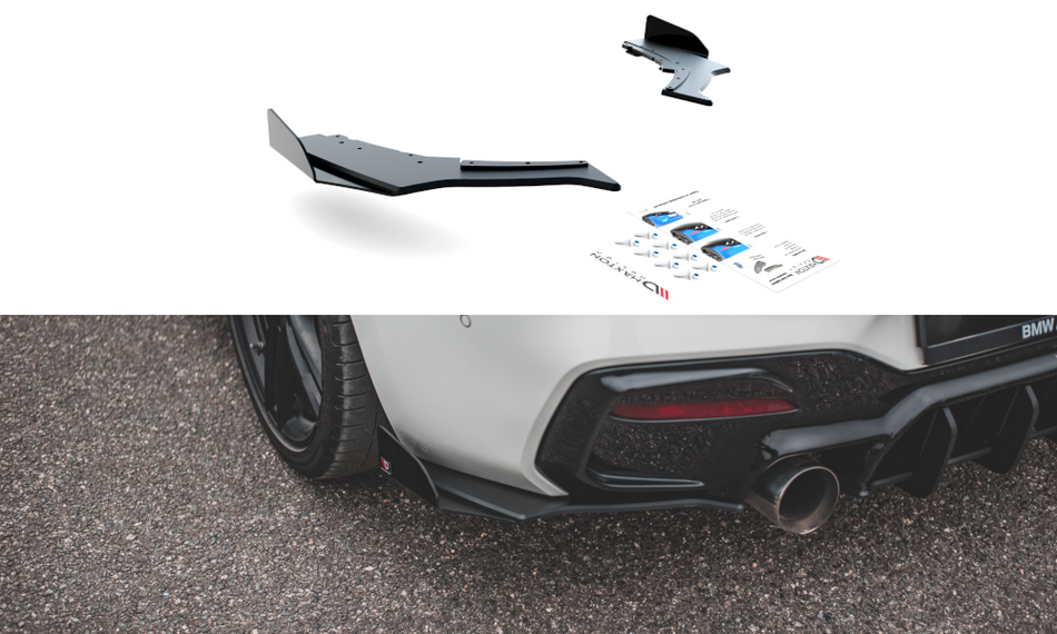 Racing Haltbarkeit Heckdiffusor Seite V.3 + Flaps BMW 1 F20 M140i