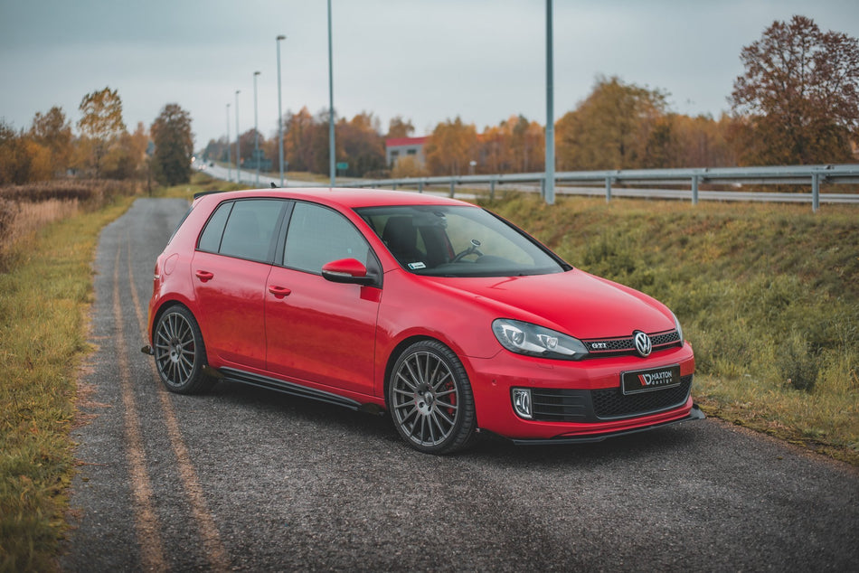 Street Pro Seitenschweller Ansatz Cup Leisten für Volkswagen Golf GTI Mk6