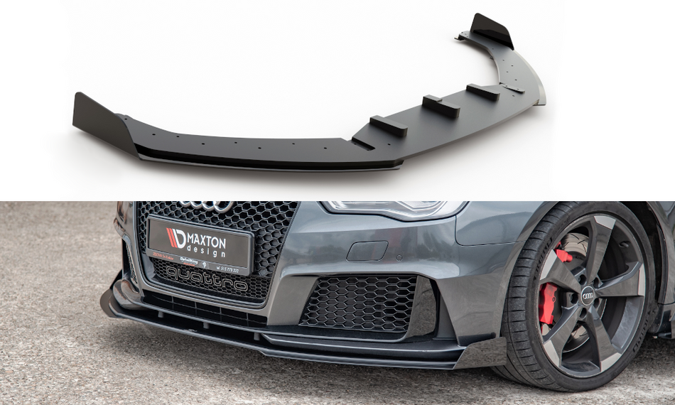 Spoiler anteriore Racing Durability + paraurti, alette, ali, canard anteriori Audi RS3 8V Sportback