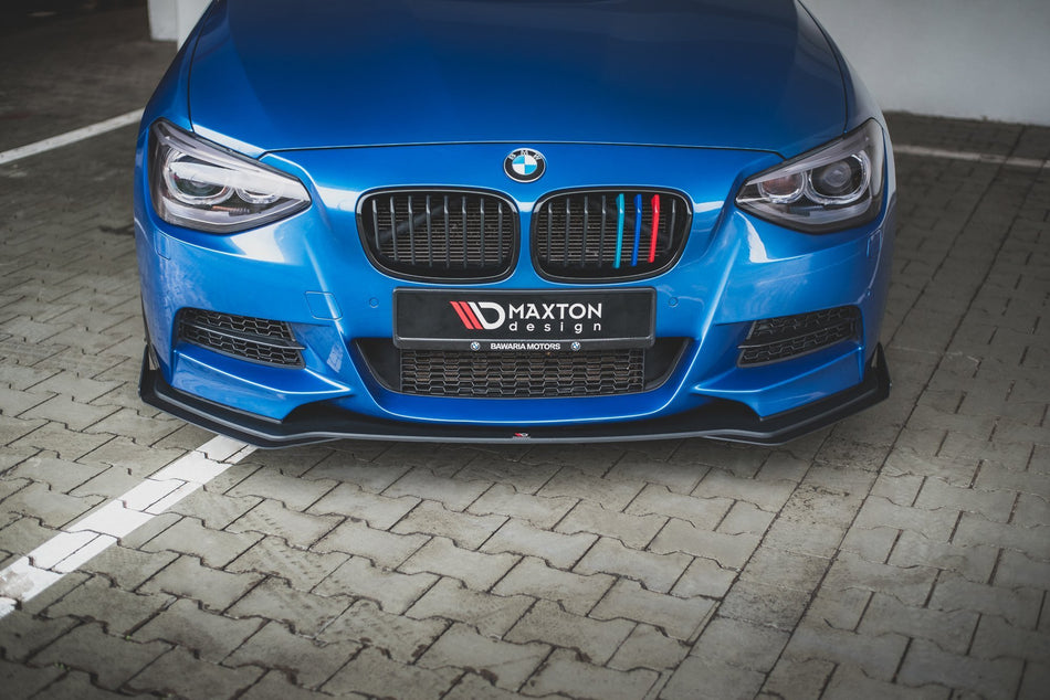 Racing Haltbarkeit Frontspoiler Lippe + Stossstangen Flaps Wings vorne Canards BMW M135i F20