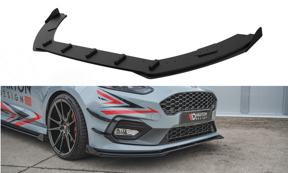 Spoiler anteriore Racing + alette Ford Fiesta Mk8 ST / ST-Line