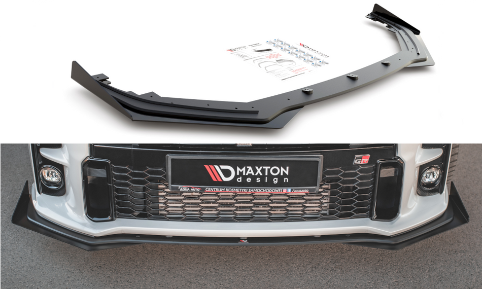 Spoiler anteriore Racing Durability + paraurti Flaps Wings Canard anteriori Toyota GR Yaris Mk4