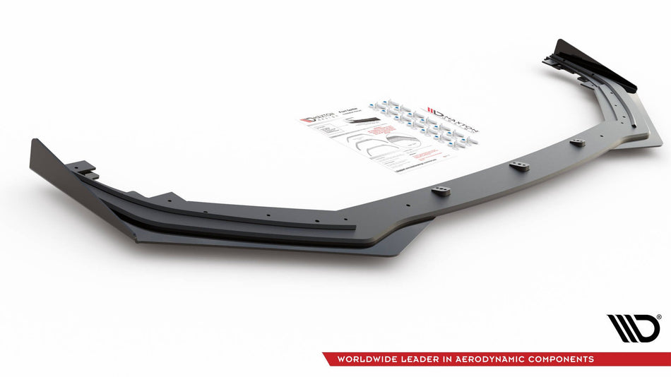 Spoiler anteriore Racing Durability + paraurti Flaps Wings Canard anteriori Toyota GR Yaris Mk4