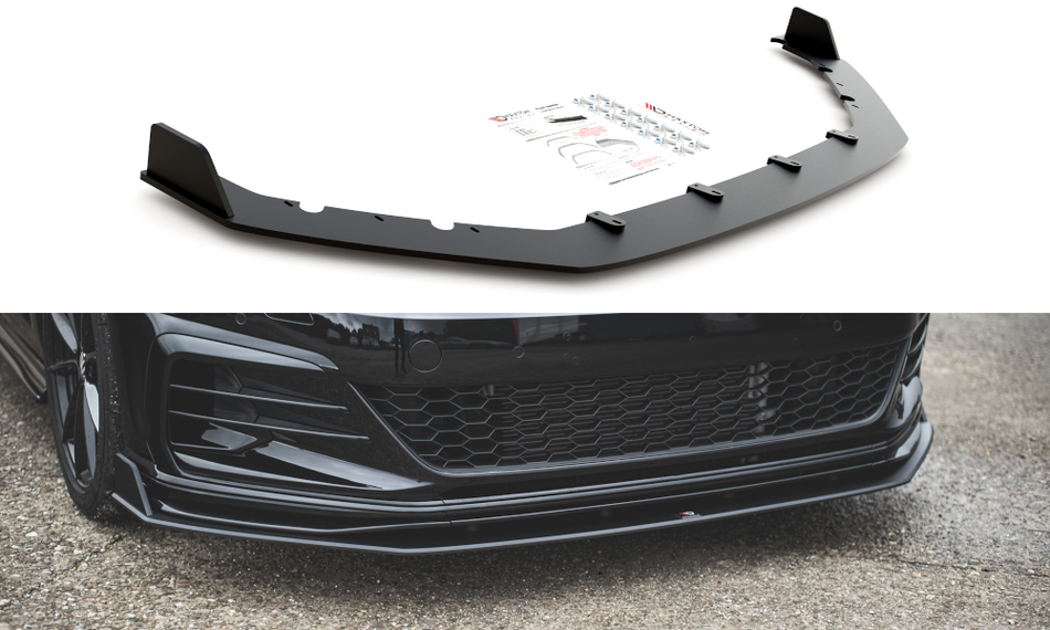 Racing Haltbarkeit Frontspoiler Lippe VW Golf 7 GTI TCR