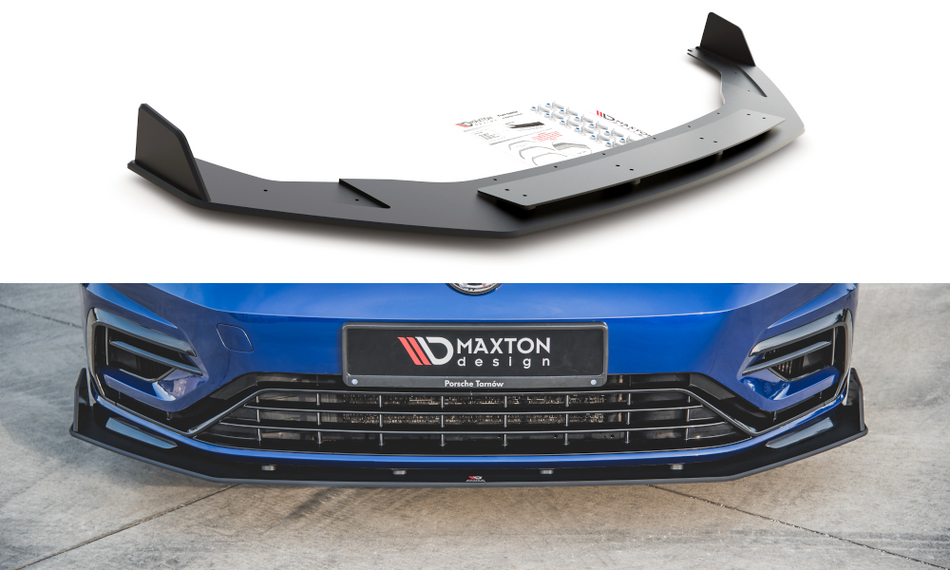 Spoiler anteriore Racing Durability V.2 VW Golf 7 R / R-Line Facelift