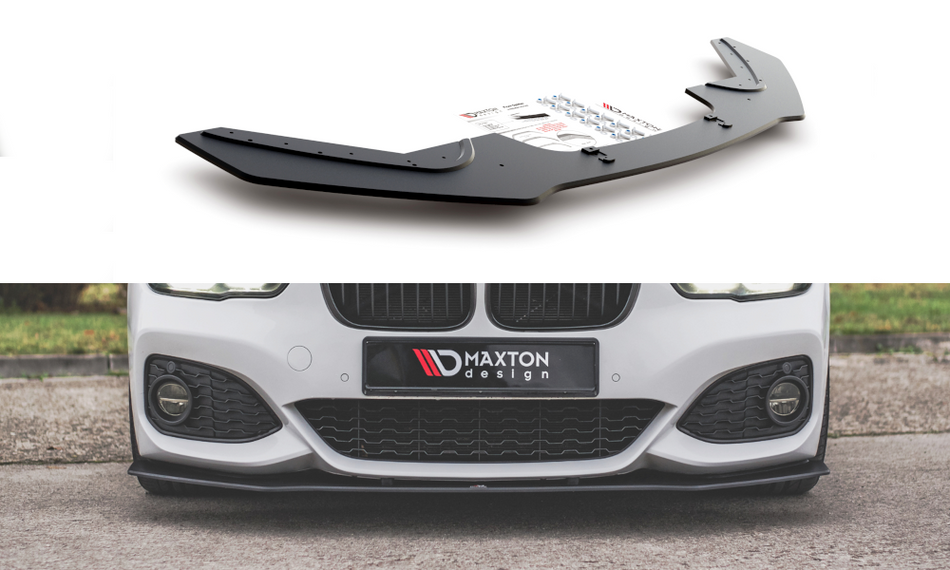 Racing Haltbarkeit Frontspoiler Lippe V.3 BMW 1 F20 M-Pack Facelift / M140i