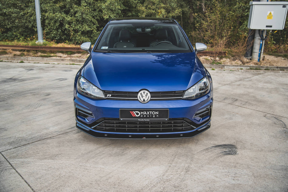 Racing Haltbarkeit Frontspoiler Lippe VW Golf 7 R / R-Line Facelift