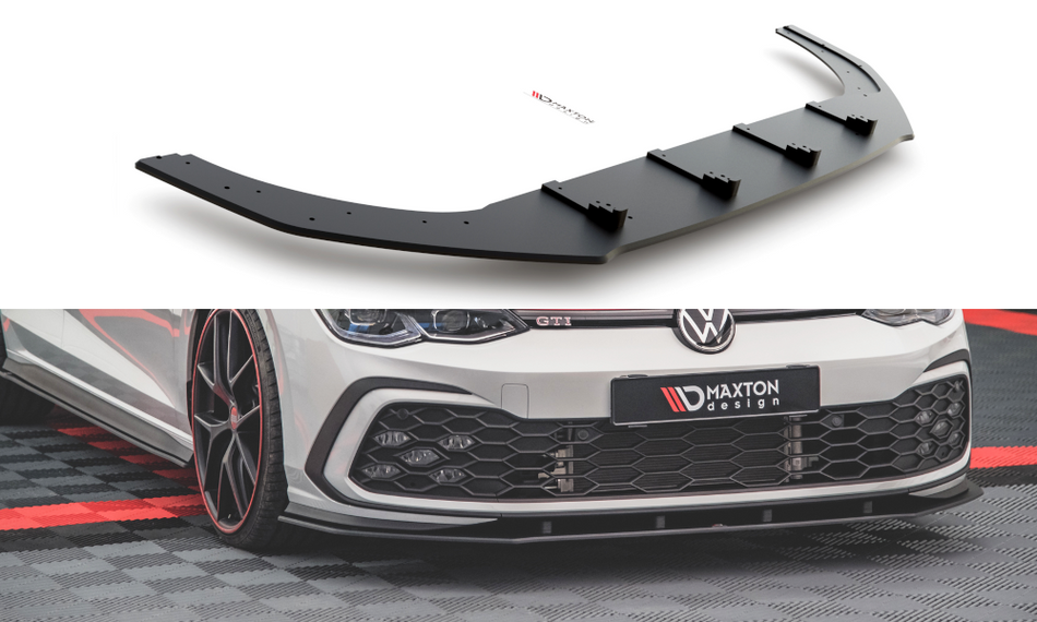 Racing Haltbarkeit Frontspoiler Lippe Volkswagen Golf 8 GTI / R-Line